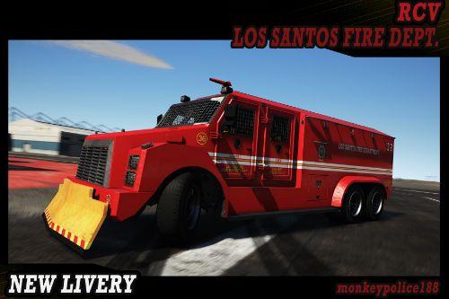 LSFD (Los Santos Fire Department) Livery for RCV [Add-On | Livery]
